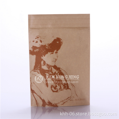 Eco Kraft Paper Bag China Stand up Pouch Manufacturer